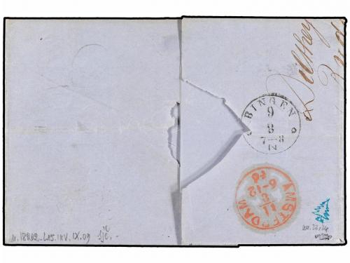 ✉ ALEMANIA ANTIGUOS ESTADOS: TOUR Y TAXIS. Mi. 24, 34. 1866.