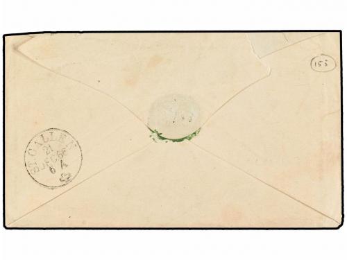 ✉ ARGENTINA. 1866. BUENOS AIRES a SAINT GALLEN (Suiza). Sobr