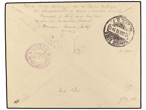 ✉ POLONIA. 1930 (29-V). WARSAWA to MEXICO. RAID POLAND-USA-C