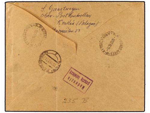 ✉ POLONIA. 1933 (26-IX). KRAKOW to BUENOS AIRES (Argentina).