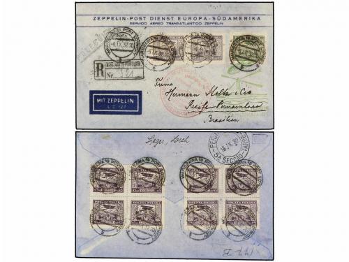 ✉ POLONIA. 1932 (6-IX). WARSAWA to RECIFE (Brazil). 20 gr., 