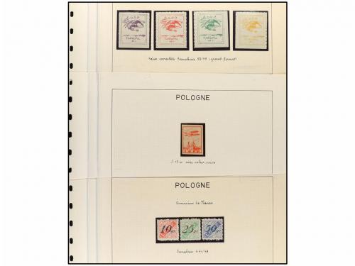 * POLONIA. 1923-30. AIR MAIL Semi-postal stamps. Collection 