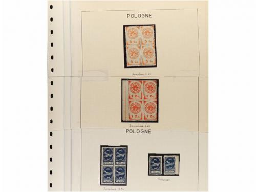 * POLONIA. 1923-30. AIR MAIL Semi-postal stamps. Collection 