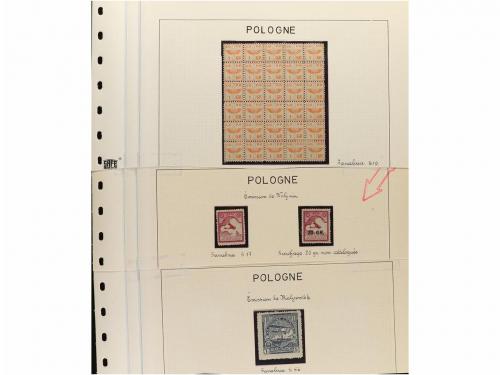 * POLONIA. 1923-30. AIR MAIL Semi-postal stamps. Collection 
