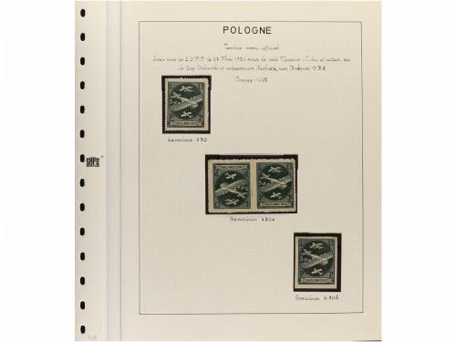 * POLONIA. 1923-30. AIR MAIL Semi-postal stamps. Collection 