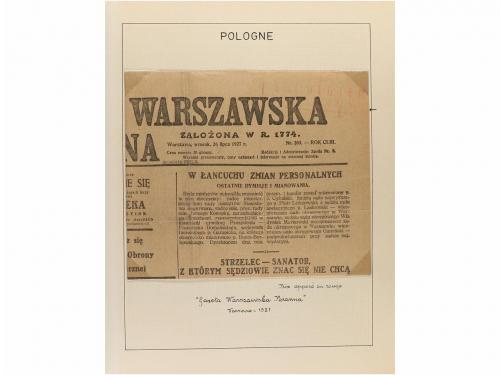 ✉ POLONIA. 1923-35. AIR MAIL. Collection of 72 covers with d