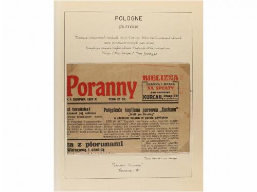 ✉ POLONIA. 1923-35. AIR MAIL. Collection of 72 covers with d