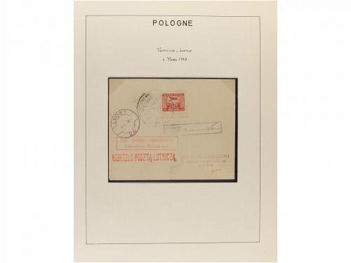 ✉ POLONIA. 1923-35. AIR MAIL. Collection of 72 covers with d