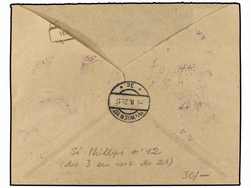 ✉ POLONIA. 1923 (5-IX). WARSAWA to WIEN. AIR MAIL. 100 mk. (