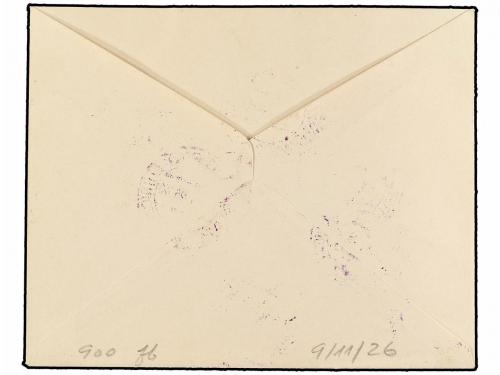 ✉ POLONIA. 1926 (9-XI). WARSAWA to KRAKOW. 2 gr., 3 gr. and 