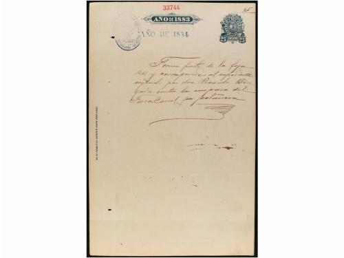 ✉ PARAGUAY. 1879-87. COLECCIÓN montada en hojas de álbum con