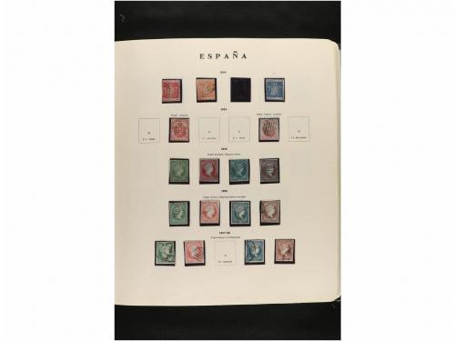 LOTES y COLECCIONES. ESPAÑA. Colección de 1850 a 1950 en alb