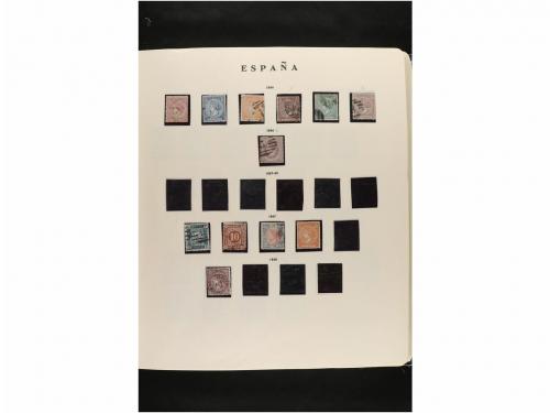 LOTES y COLECCIONES. ESPAÑA. Colección de 1850 a 1950 en alb
