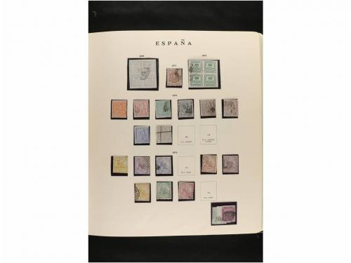 LOTES y COLECCIONES. ESPAÑA. Colección de 1850 a 1950 en alb