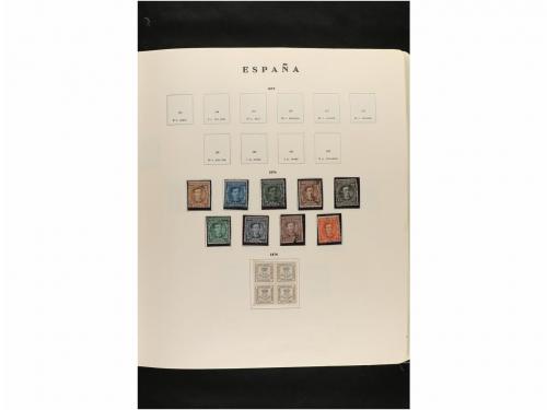 LOTES y COLECCIONES. ESPAÑA. Colección de 1850 a 1950 en alb