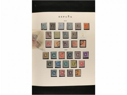 LOTES y COLECCIONES. ESPAÑA. Colección de 1850 a 1950 en alb