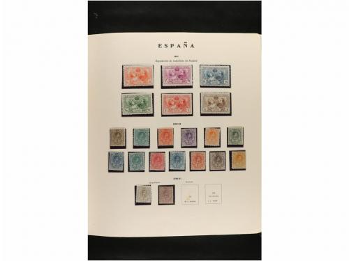 LOTES y COLECCIONES. ESPAÑA. Colección de 1850 a 1950 en alb