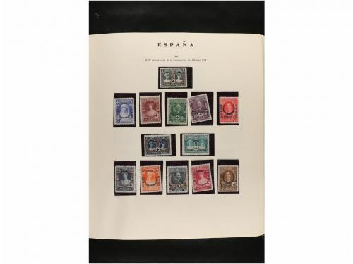 LOTES y COLECCIONES. ESPAÑA. Colección de 1850 a 1950 en alb