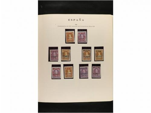 LOTES y COLECCIONES. ESPAÑA. Colección de 1850 a 1950 en alb