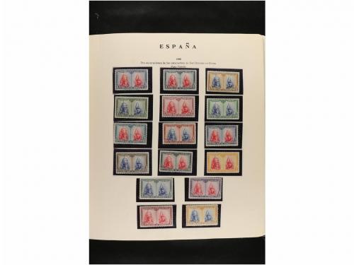 LOTES y COLECCIONES. ESPAÑA. Colección de 1850 a 1950 en alb