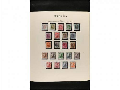 LOTES y COLECCIONES. ESPAÑA. Colección de 1850 a 1950 en alb