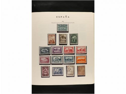 LOTES y COLECCIONES. ESPAÑA. Colección de 1850 a 1950 en alb