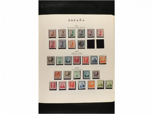 LOTES y COLECCIONES. ESPAÑA. Colección de 1850 a 1950 en alb