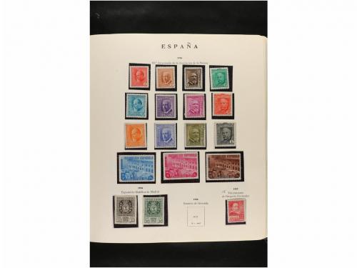 LOTES y COLECCIONES. ESPAÑA. Colección de 1850 a 1950 en alb