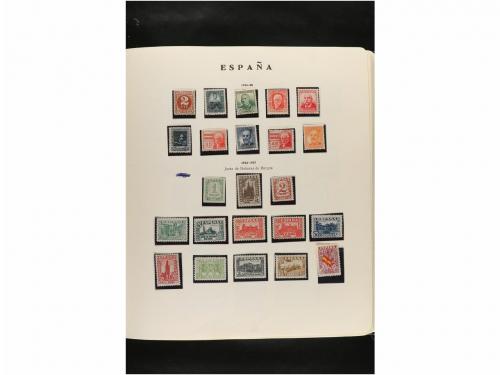LOTES y COLECCIONES. ESPAÑA. Colección de 1850 a 1950 en alb