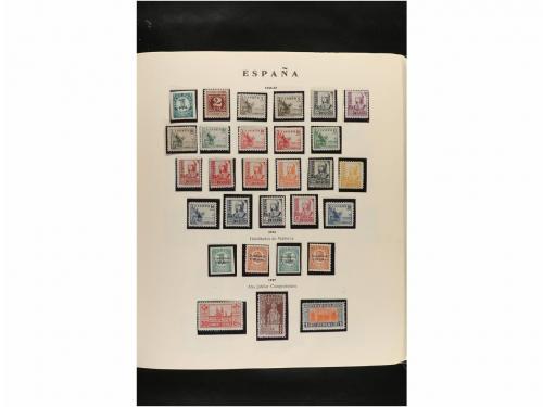 LOTES y COLECCIONES. ESPAÑA. Colección de 1850 a 1950 en alb