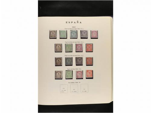 LOTES y COLECCIONES. ESPAÑA. Colección de 1850 a 1950 en alb