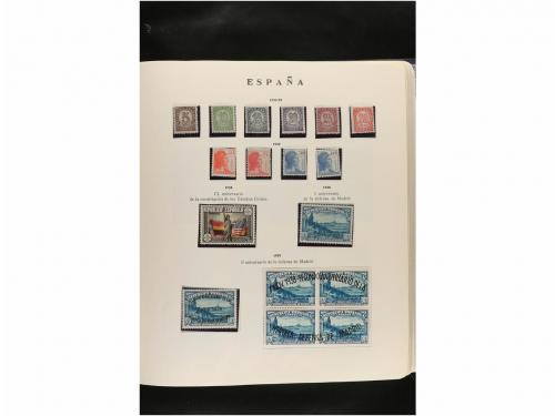 LOTES y COLECCIONES. ESPAÑA. Colección de 1850 a 1950 en alb