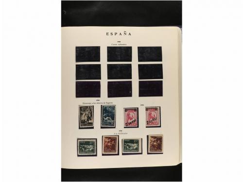 LOTES y COLECCIONES. ESPAÑA. Colección de 1850 a 1950 en alb