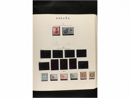 LOTES y COLECCIONES. ESPAÑA. Colección de 1850 a 1950 en alb