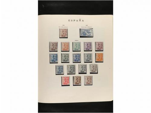 LOTES y COLECCIONES. ESPAÑA. Colección de 1850 a 1950 en alb