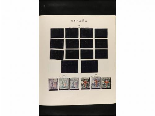 LOTES y COLECCIONES. ESPAÑA. Colección de 1850 a 1950 en alb