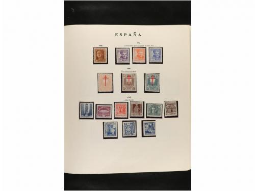 LOTES y COLECCIONES. ESPAÑA. Colección de 1850 a 1950 en alb