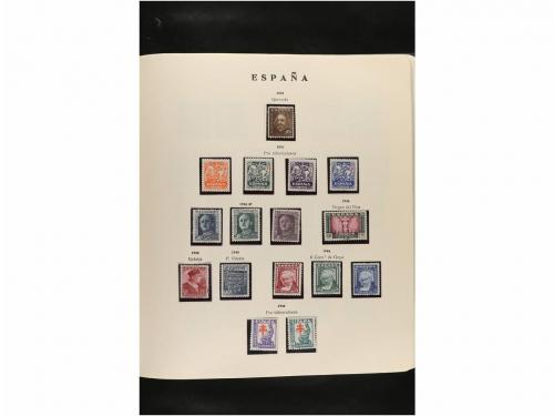 LOTES y COLECCIONES. ESPAÑA. Colección de 1850 a 1950 en alb