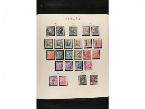 LOTES y COLECCIONES. ESPAÑA. Colección de 1850 a 1950 en alb