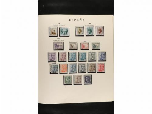 LOTES y COLECCIONES. ESPAÑA. Colección de 1850 a 1950 en alb