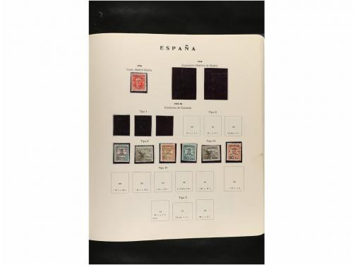 LOTES y COLECCIONES. ESPAÑA. Colección de 1850 a 1950 en alb