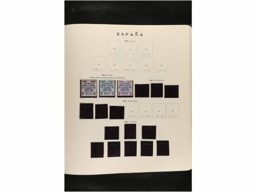 LOTES y COLECCIONES. ESPAÑA. Colección de 1850 a 1950 en alb