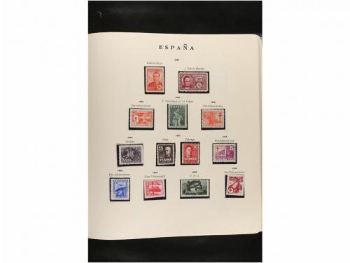 LOTES y COLECCIONES. ESPAÑA. Colección de 1850 a 1950 en alb