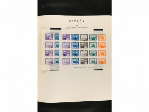 LOTES y COLECCIONES. ESPAÑA. Colección de 1850 a 1950 en alb