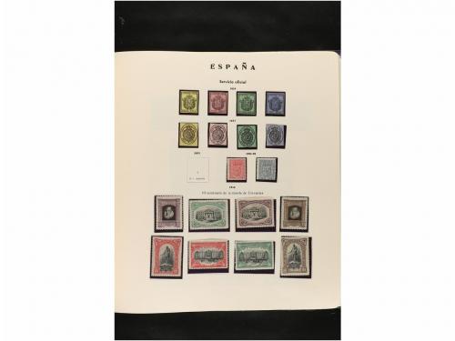 LOTES y COLECCIONES. ESPAÑA. Colección de 1850 a 1950 en alb