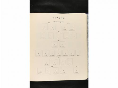 LOTES y COLECCIONES. ESPAÑA. Colección de 1850 a 1950 en alb