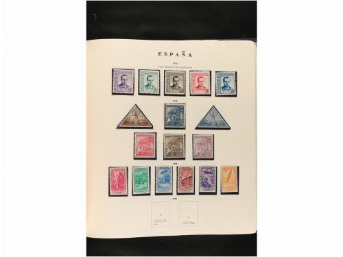 LOTES y COLECCIONES. ESPAÑA. Colección de 1850 a 1950 en alb