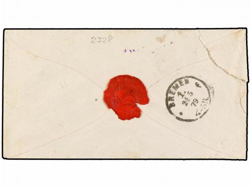 ✉ RUSIA. Sc. 27b. 1879. VILNA (Lithuania) to BREME (Germany)