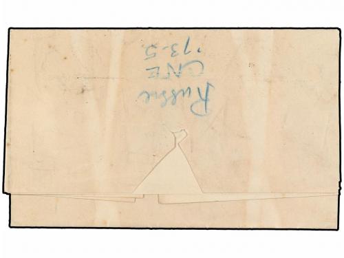 ✉ RUSIA. Sc. 19 (3), 23. 1875. RIGA (Latvia) to PARIS. 1 k. 