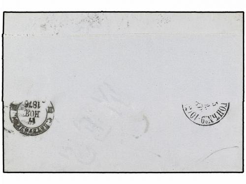 ✉ RUSIA. Sc. 26 (4). 1876. RIGA (Latvia) to SAINT PETERSBURG